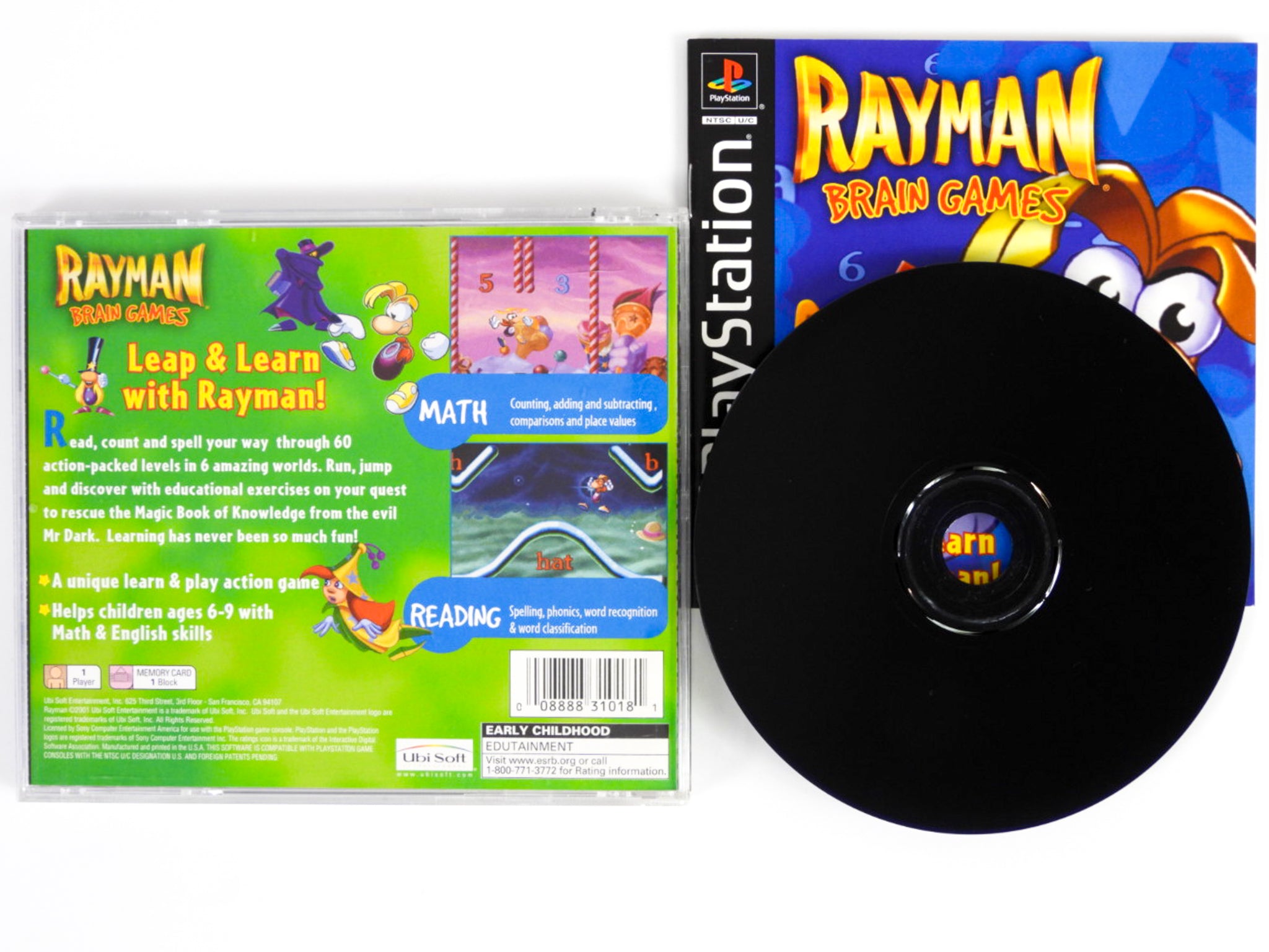 Rayman Brain Games (Playstation / PS1) – RetroMTL