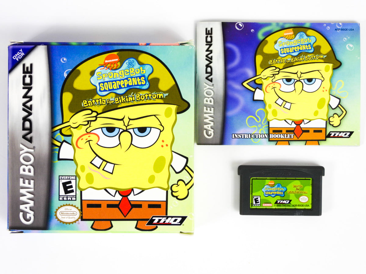 SpongeBob SquarePants: Battle for Bikini Bottom (Nintendo Game Boy Adv ...