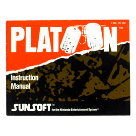 Platoon [Manual] (Nintendo / NES)
