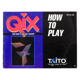 Qix [Manual] (Nintendo / NES)
