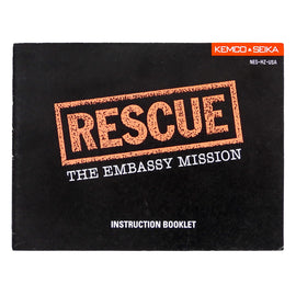 Rescue: The Embassy Mission [Manual] (Nintendo / NES)