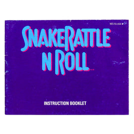 Snake Rattle N Roll [Manual] (Nintendo / NES)