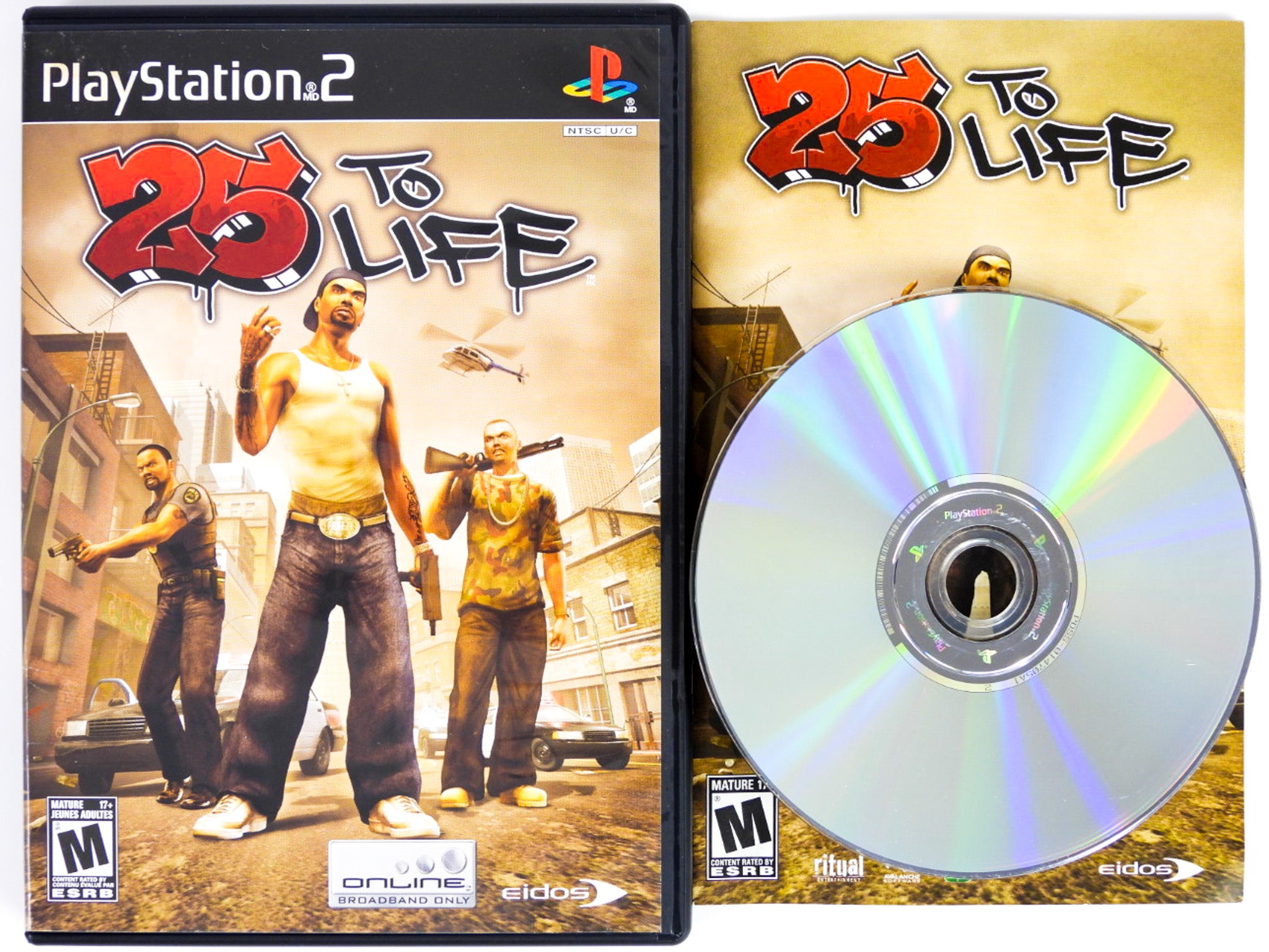 25 to Life (Playstation 2 / PS2) – RetroMTL