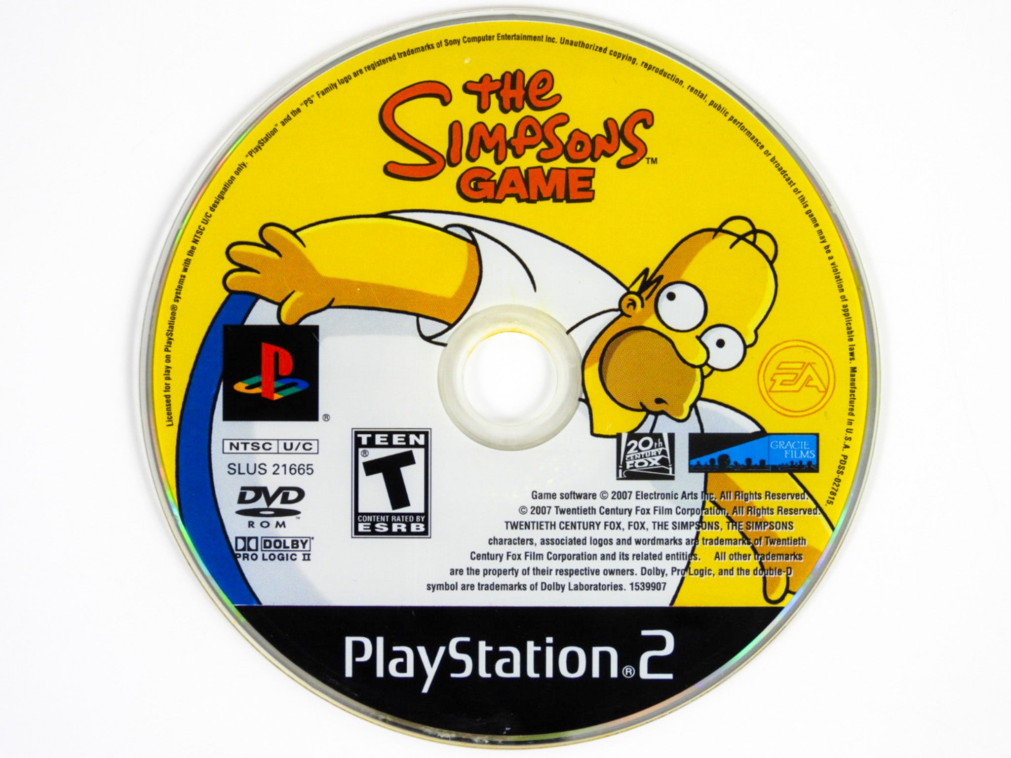 Simpsons Ps2 The Simpsons Game (Playstation 2 / PS2) – RetroMTL