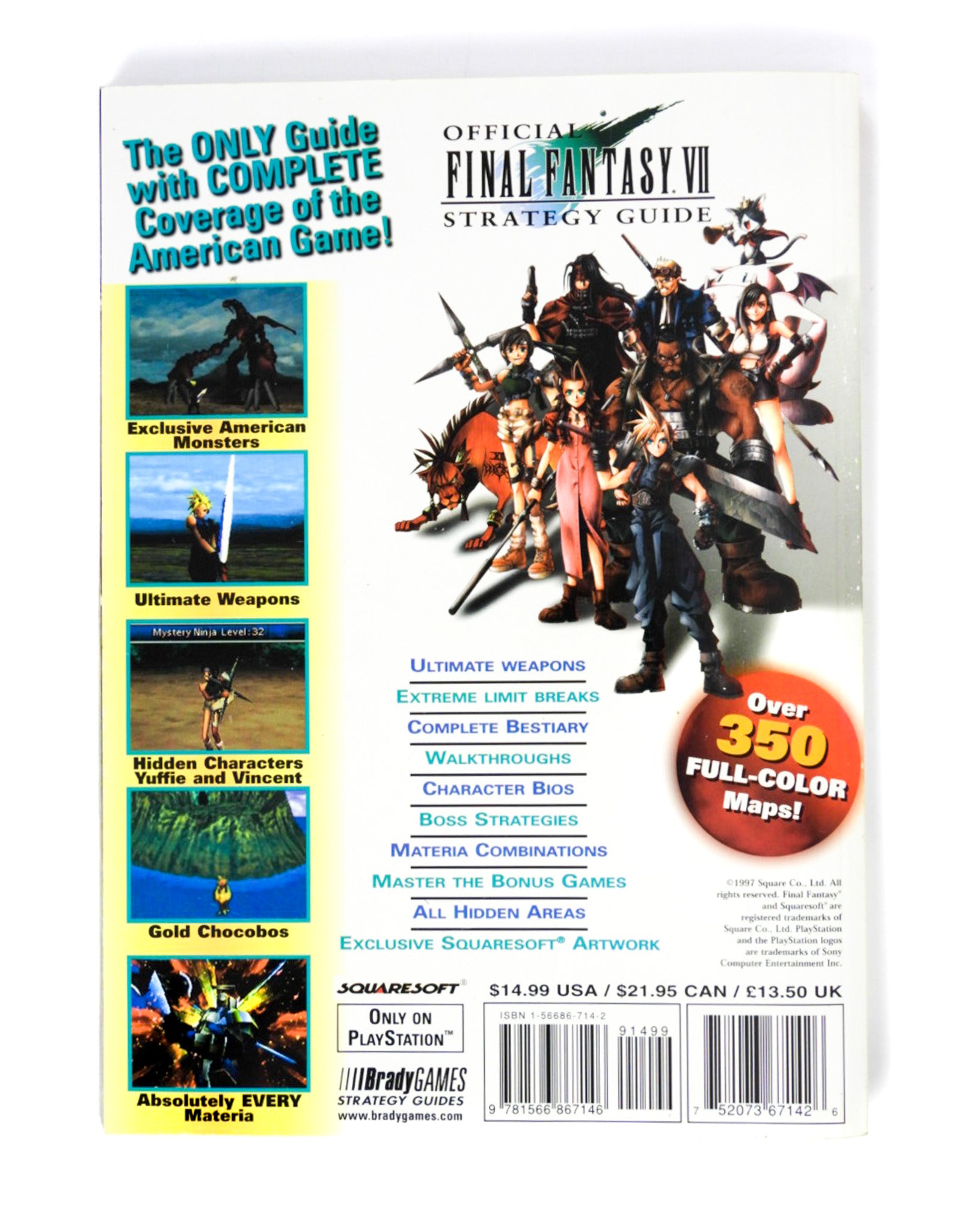 Final top Fantasy VII Strategy Guide