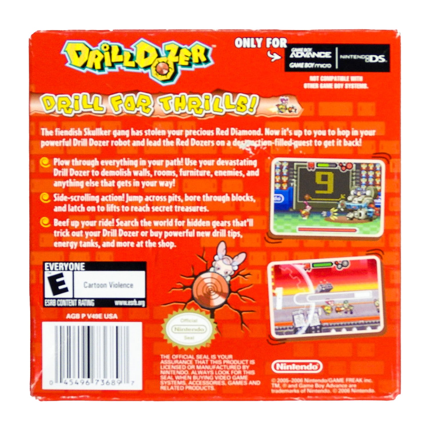 Drill Dozer (Nintendo Game Boy Advance / GBA) – Retro MTL