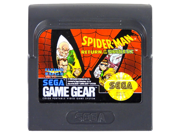 Spiderman Return Of The Sinister Six (Sega Game Gear)
