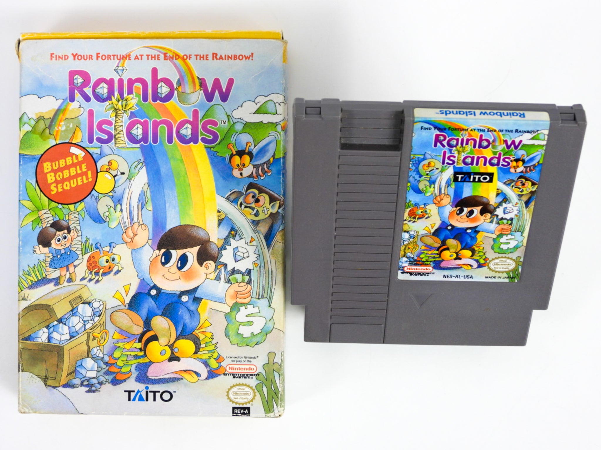Nes Rainbow Roder Road Rainbow Islands (Nintendo / NES) – Retro MTL