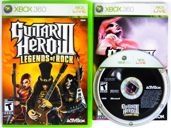 Guitar Hero III 3 Legends Of Rock [Game Only] (Xbox 360)