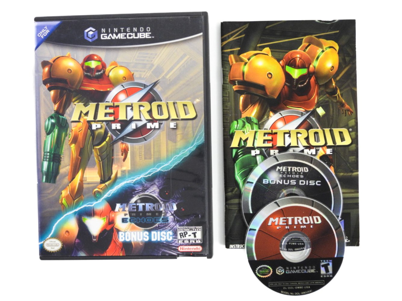 Good Metroid Prime Echoes Bonus Disc for Nintendo GameCube +2 Official Game Guides