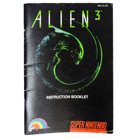 Alien 3 [Manual] (Super Nintendo / SNES)