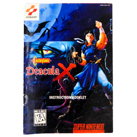 Castlevania: Dracula X [Manual] (Super Nintendo / SNES)