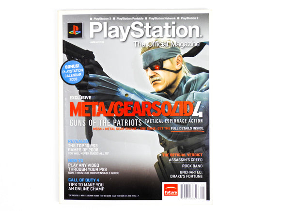 Metal Gear Solid 4 : Guns of the Patriots [Issue #2] [Playstation Official Magazine] (Magazine)