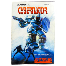 Cybernator [Manual] (Super Nintendo / SNES)