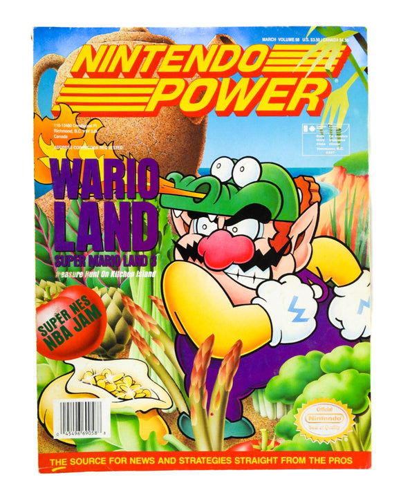 Wario Land [Volume 58] [Nintendo Power] (Magazines)