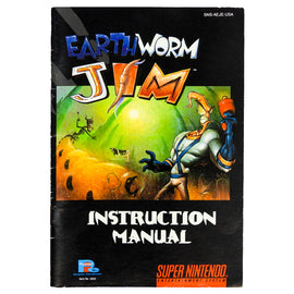 Earthworm Jim [Manual] (Super Nintendo / SNES)