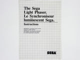 The Sega Light Phaser Instructions [French Version] [Manual] (Sega Master System)