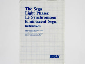 The Sega Light Phaser Instructions [French Version] [Manual] (Sega Master System)