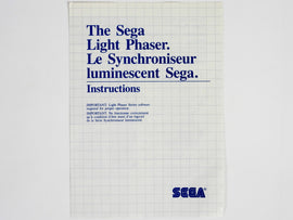The Sega Light Phaser Instructions [French Version] [Manual] (Sega Master System)