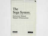 The Sega System Instruction [French Version] [Manual] (Sega Master System)