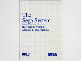 The Sega System Instruction [French Version] [Manual] (Sega Master System)