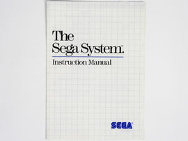 The Sega System Instruction [Manual] (Sega Master System)