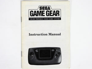 Sega Game Gear Instruction [Manual] (Sega Game Gear)