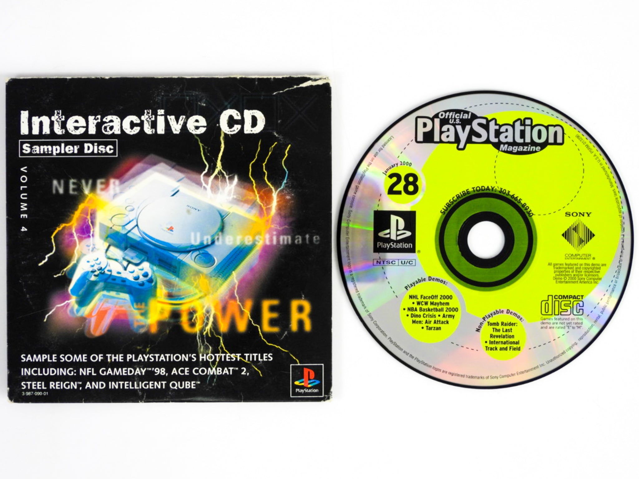Interactive CD Sampler Disc Volume 4 (PlayStation / PS1) – Retro MTL