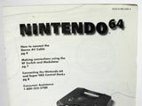 Nintendo 64 Instruction Booklet [Manual] (Nintendo 64 / N64)