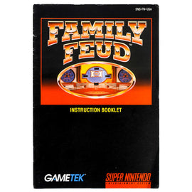 Family Feud [Manual] (Super Nintendo / SNES)