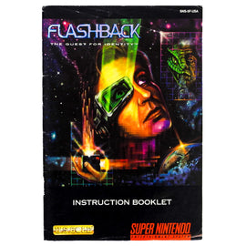 Flashback: The Quest For Indentity [Manual] (Super Nintendo / SNES)