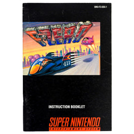 F-Zero [Manual] (Super Nintendo / SNES)