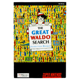 The Great Waldo Search [Manual] (Super Nintendo / SNES)