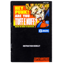 Hey Punk! Are You Tuff E Nuff? [Manual] (Super Nintendo / SNES)