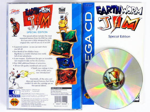 Earthworm Jim [Special Edition] (Sega CD)