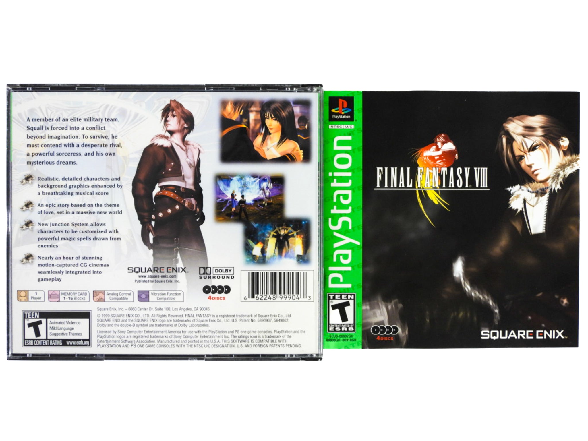 PSX FINAL FANTASY VIII PLAYSTATION 1 PSX FINAL FANTASY VIII PLAYSTATION 1