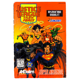 Justice League Task Force [Manual] (Super Nintendo / SNES)