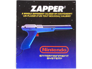 Nintendo NES Gray Zapper Light Gun [French Version] [Manual] (Nintendo / NES)