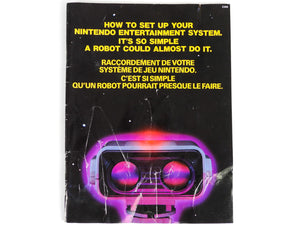 How To Set Up Your Nintendo NES R.O.B. The Robot Instruction Booklet [French Version] [Manual] (Nintendo / NES)