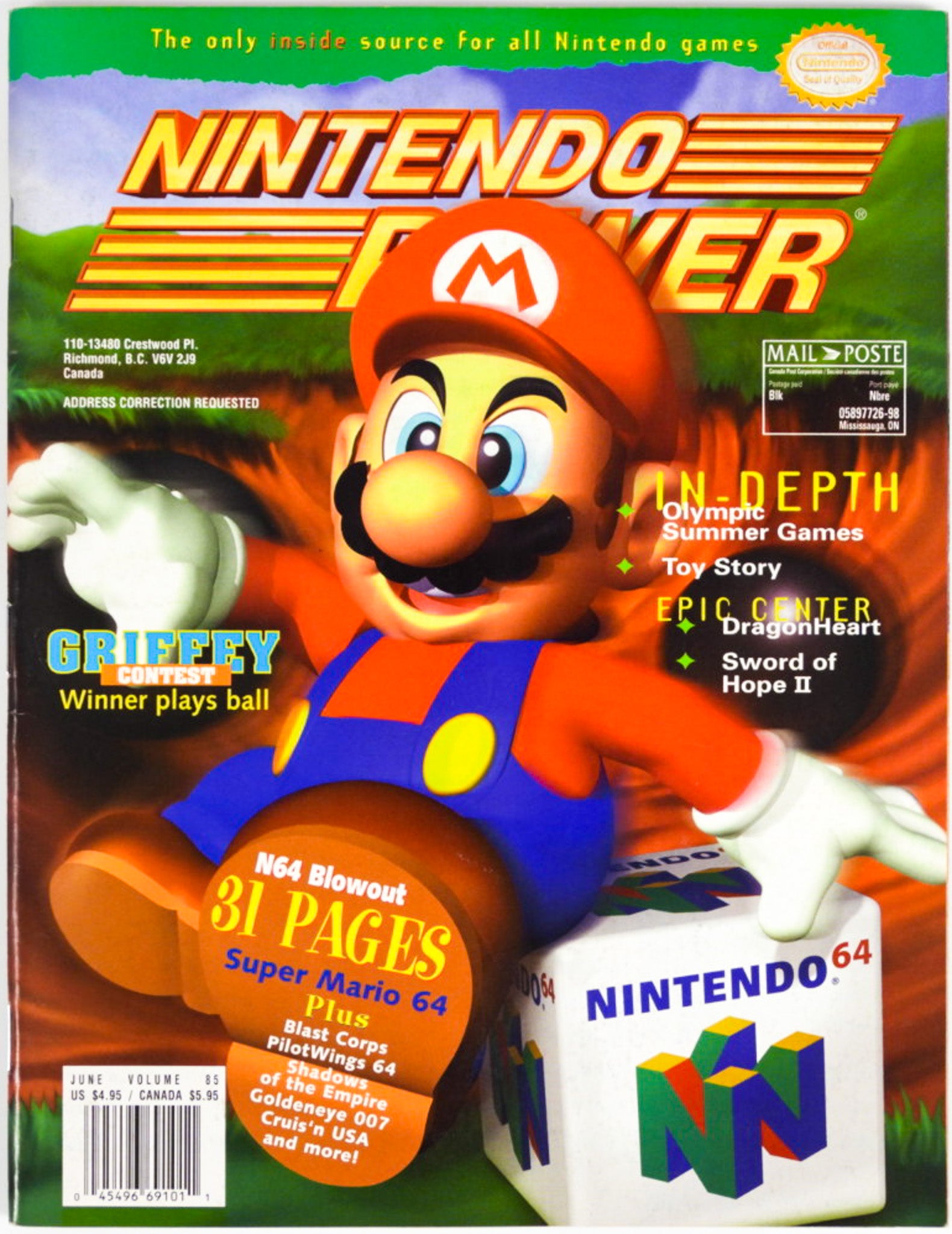 Super Mario 64 [Volume 85] [Nintendo Power] (Magazines) – Retro MTL