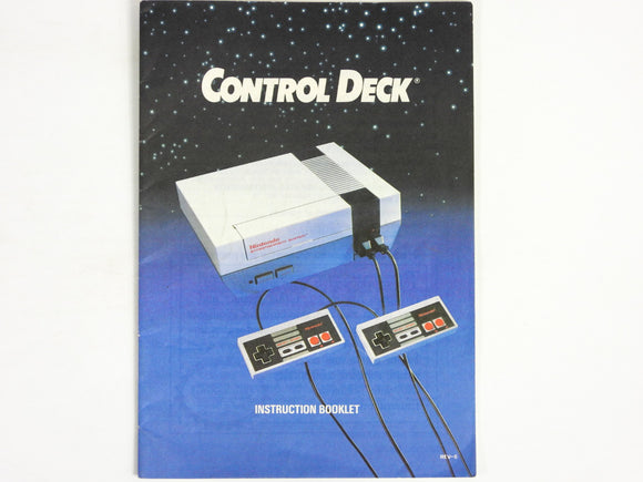 Nintendo NES Control Deck Instruction Booklet [Manual] (Nintendo / NES)