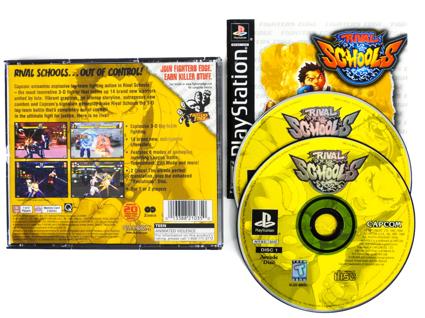 Rival Schools (Playstation / PS1) Retro MTL