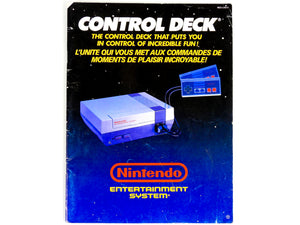 Nintendo NES Control Deck Incredible Fun Booklet [French Version] [Manual] (Nintendo / NES)