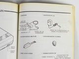 Nintendo NES Control Deck Incredible Fun Booklet [French Version] [Manual] (Nintendo / NES)