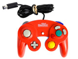 Red & Blue Wired GameCube Controller [Old Skool] (Nintendo Wii / Gamecube)