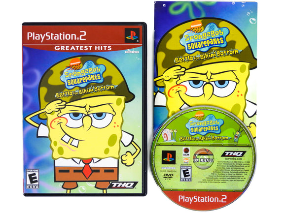 SpongeBob SquarePants Battle For Bikini Bottom [Greatest Hits] (Playstation 2 / PS2)