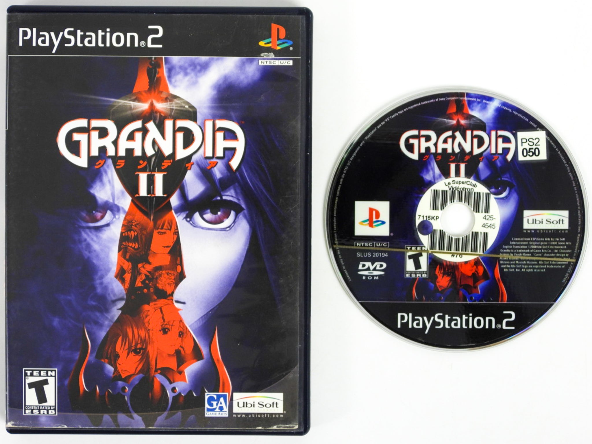 Grandia Xtreme PS2 Enix sony PLAYSTATION 2 Japon Grandia Xtreme PS2 Enix sony PLAYSTATION 2 Japon