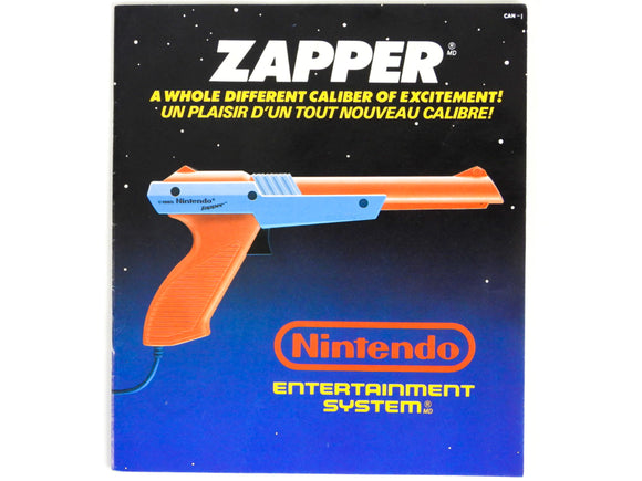 Nintendo NES Zapper Light Gun [French Version] [Manual] (Nintendo / NES)