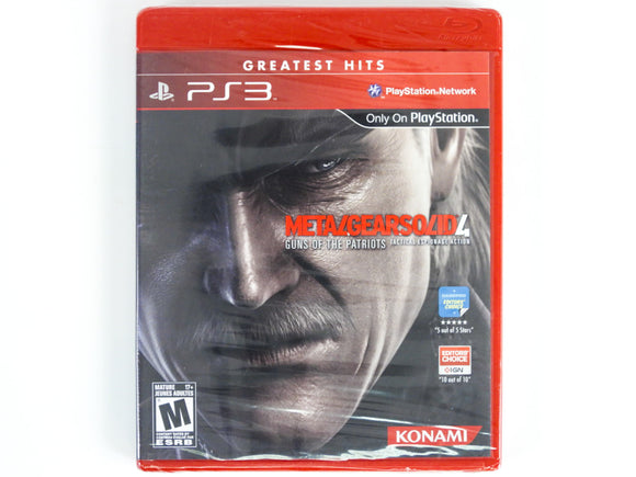 Metal Gear Solid 4 Guns Of The Patriots [Greatest Hits] (Playstation 3 / PS3)