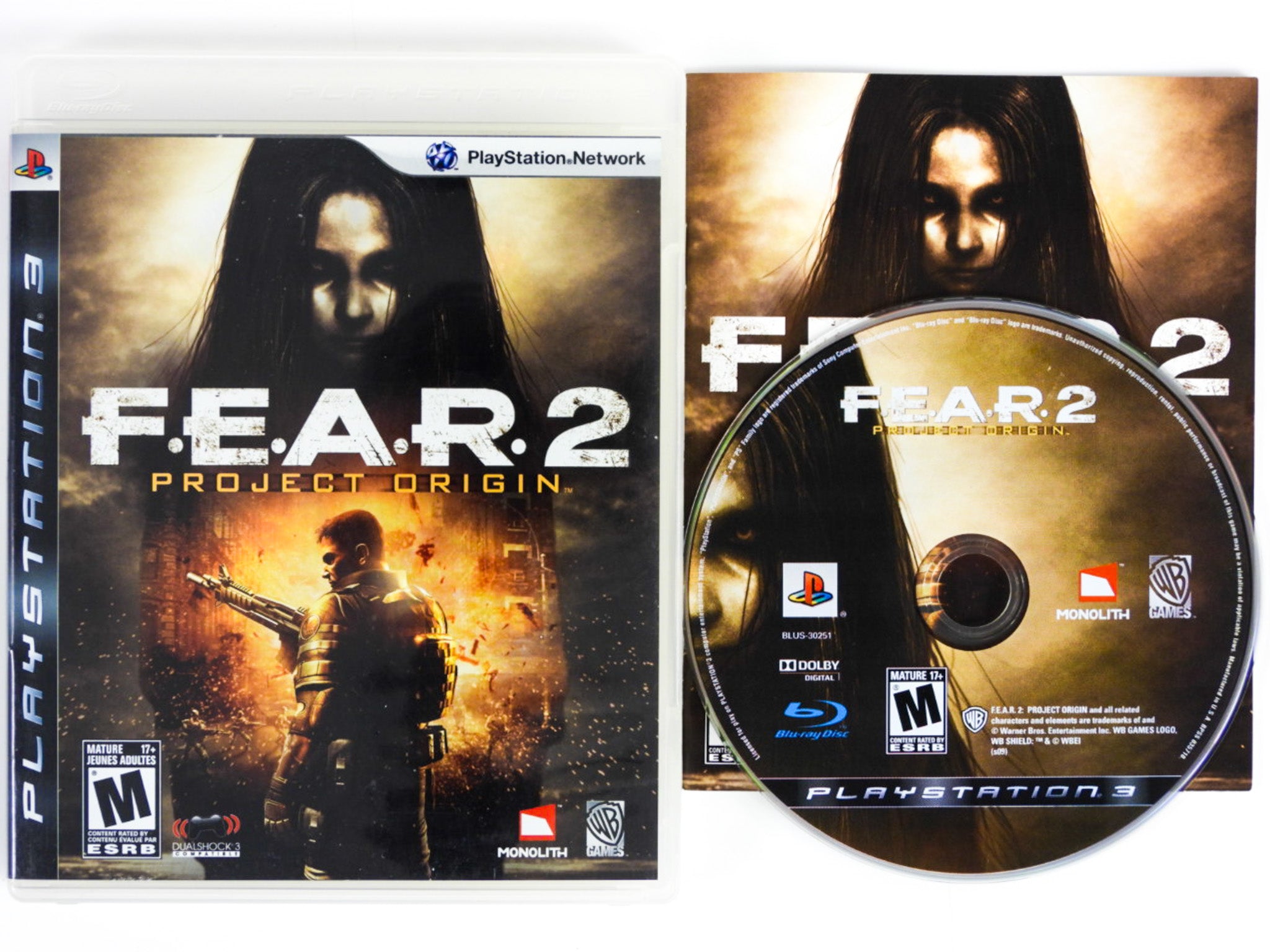 F.E.A.R. 2 Project Origin (Playstation 3 / PS3) – RetroMTL